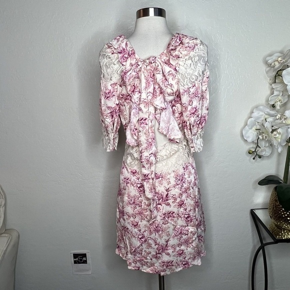 Lucie Mini in Pink Combo Free People L - Picture 4 of 9